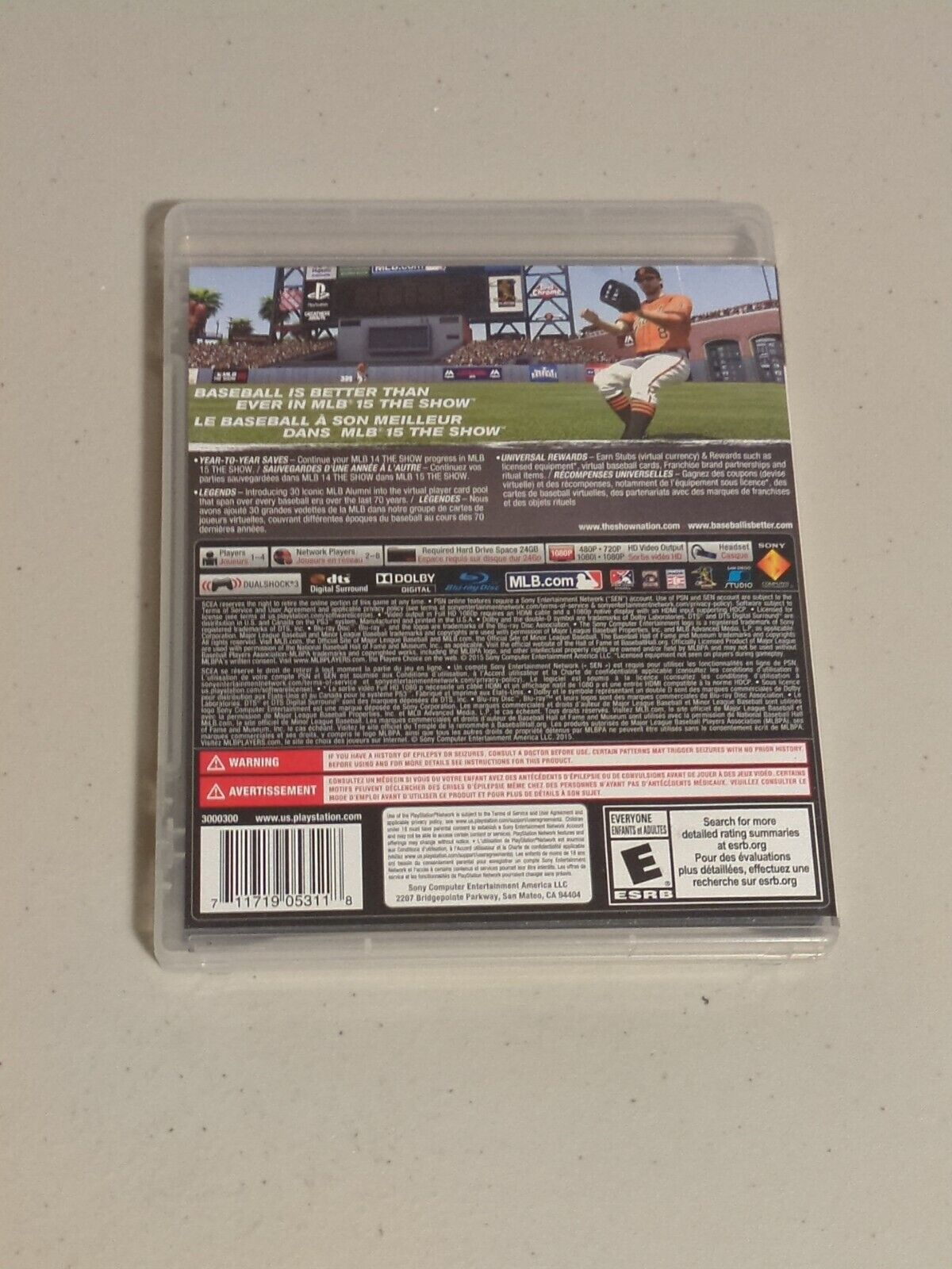 MLB The Show 15 (Sony PlayStation 3) PS3