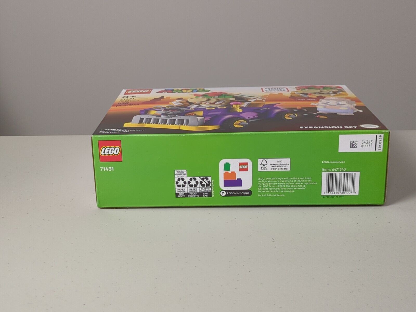 Lego Super Mario: Bowser's Muscle Car - Expansion Set 71431 Brand New Sealed