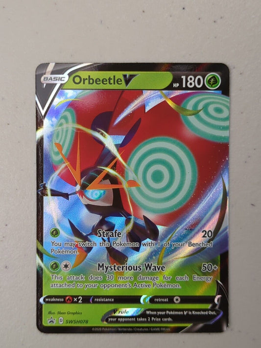 Orbeetle V - SWSH078 - Promo SWSH Black Star Promos - Pokemon Card - NM