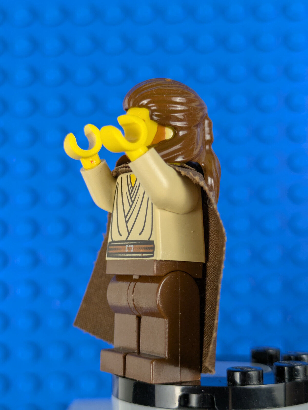 Lego Star Wars: Qui-Gon Jinn (Yellow Head) sw0027 Sets 7171, 7161