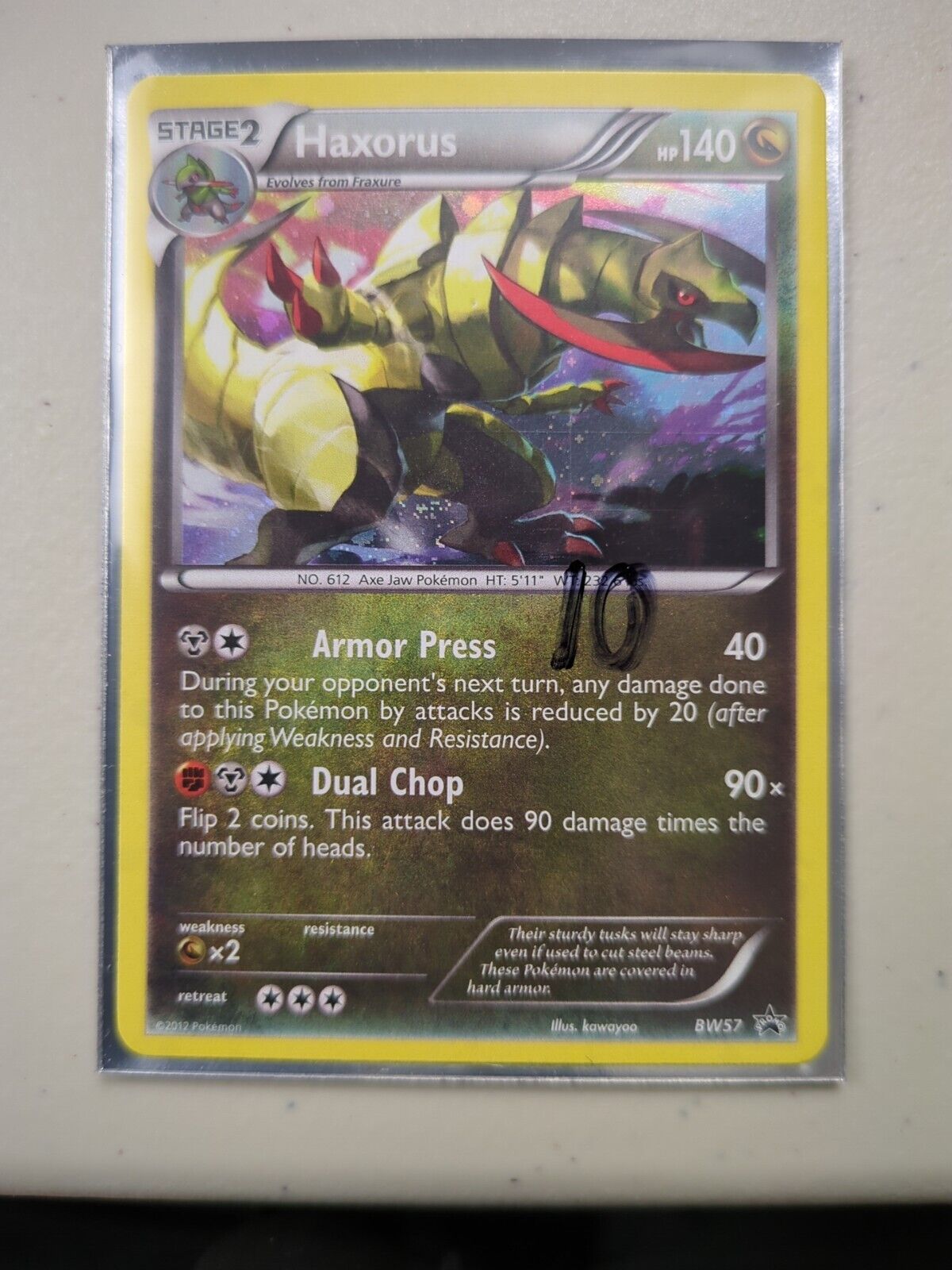 Haxorus - BW57 - Promo BW Black Star Promos Set - Pokemon Card - NM