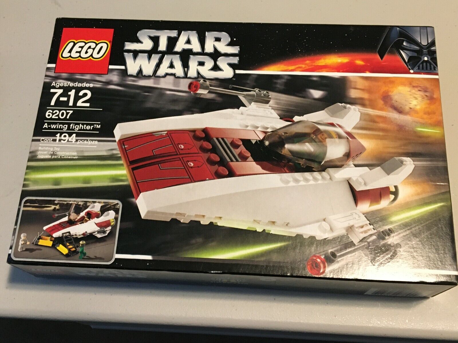 Lego Star Wars 6207 A-Wing Fighter Brand New Sealed