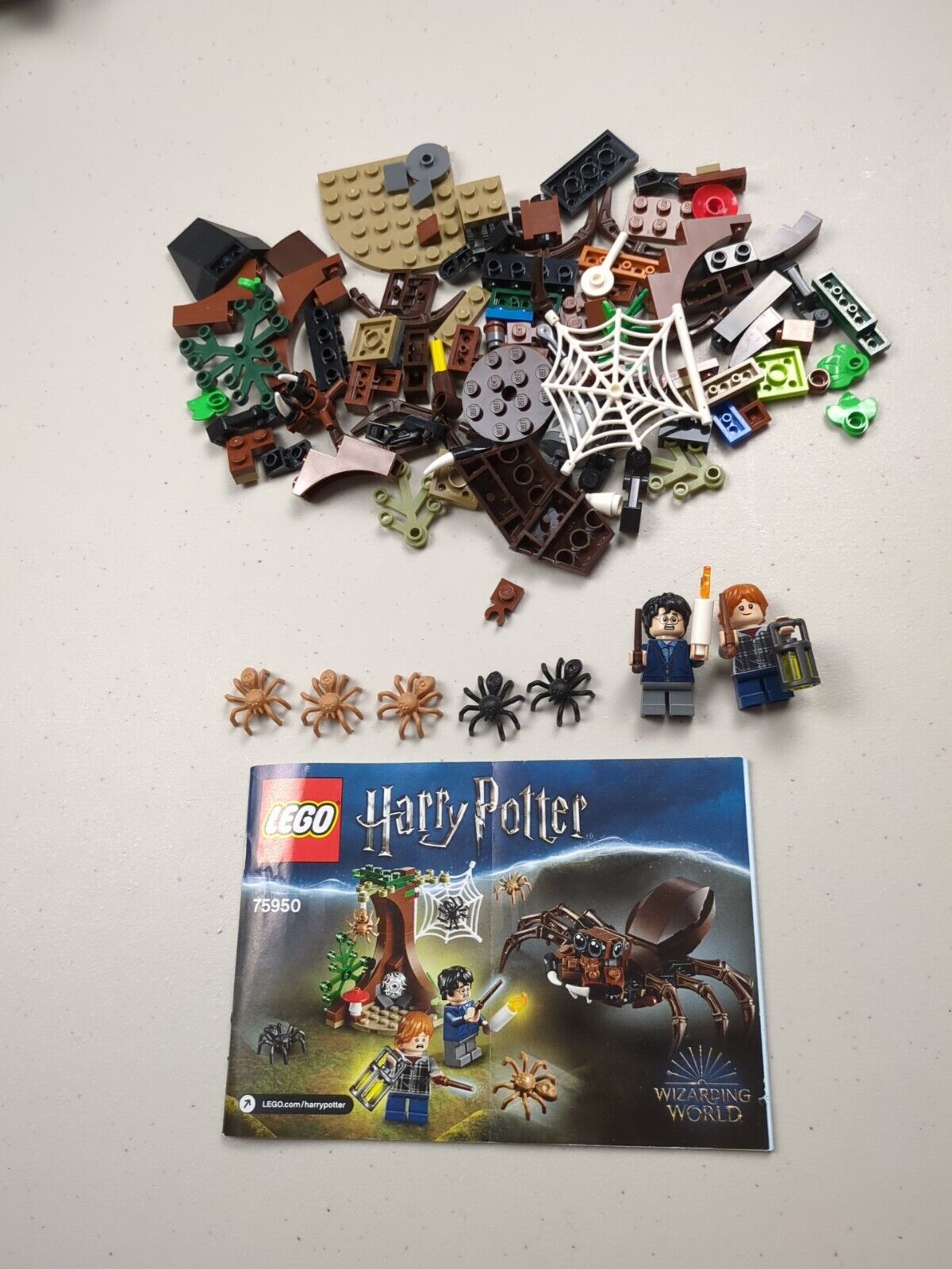 Lego Harry Potter: Aragog's Lair Set 75950 w/ Instructions