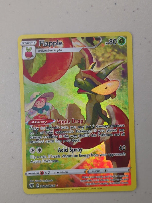 Flapple - TG02/TG30 - Holo Rare Astral Radiance - Pokemon Card - NM