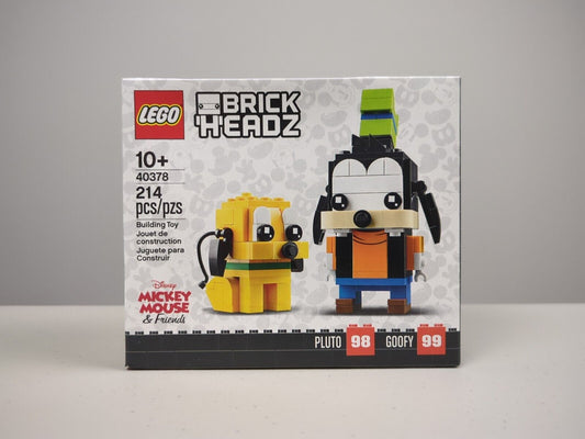 Lego BrickHeadz: Disney: Pluto & Goofy Set 40378 New