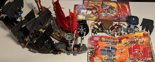 Mega Bloks Pirates of the Caribbean Sets: Sao Feng 1065, Black Pearl 1066, 1070