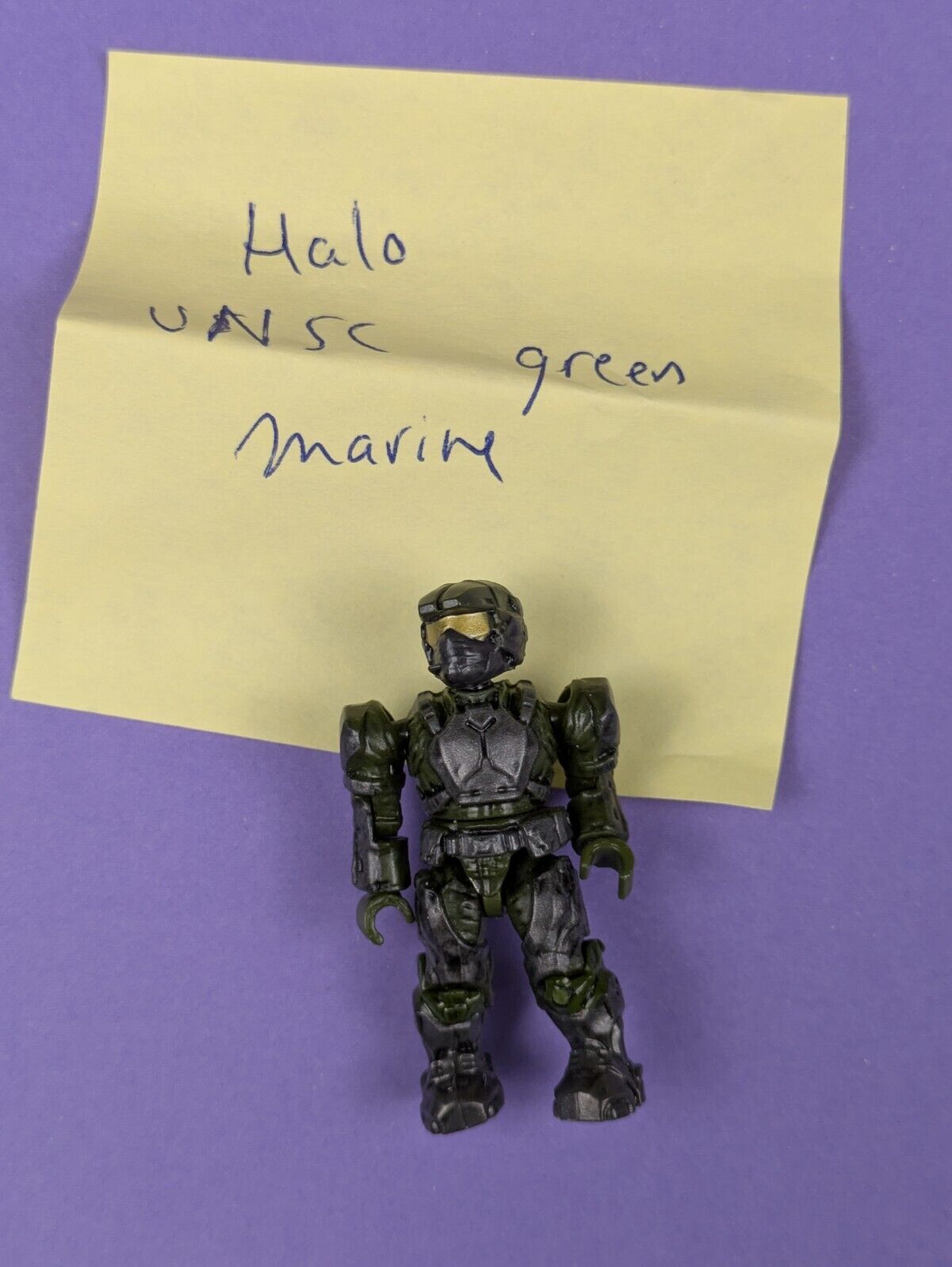 HALO Mega Bloks Construx Halo UNSC Green Marine