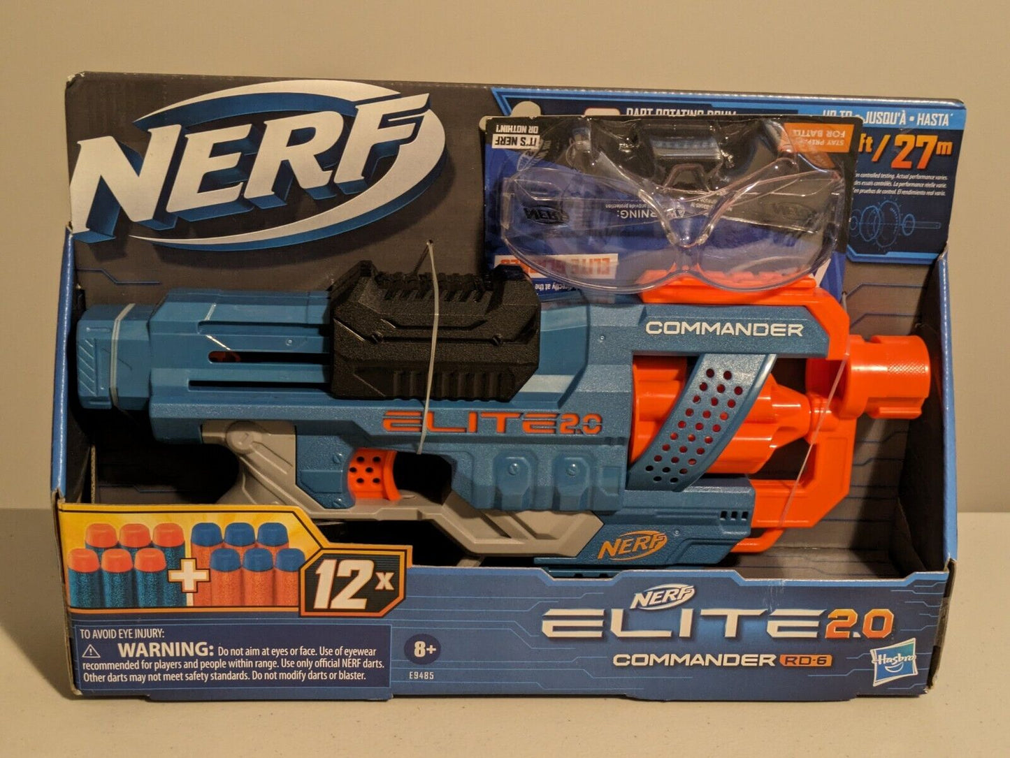 NERF Elite 2.0 E9485 Commander RD-6 Blaster