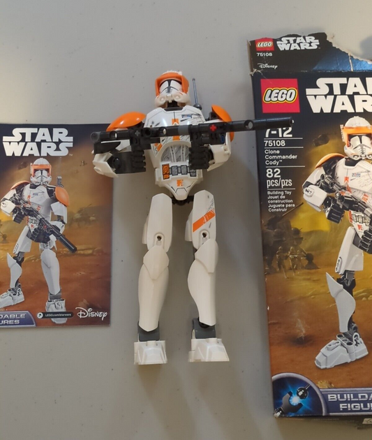 Lego Star Wars Clone Commander Cody 75108 - Complete w/ Box & Instructions