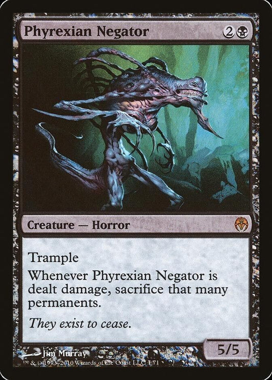 MTG: Duel Decks: Phyrexia Vs. The Coalition: Phyrexian Negator (Foil) -Near Mint