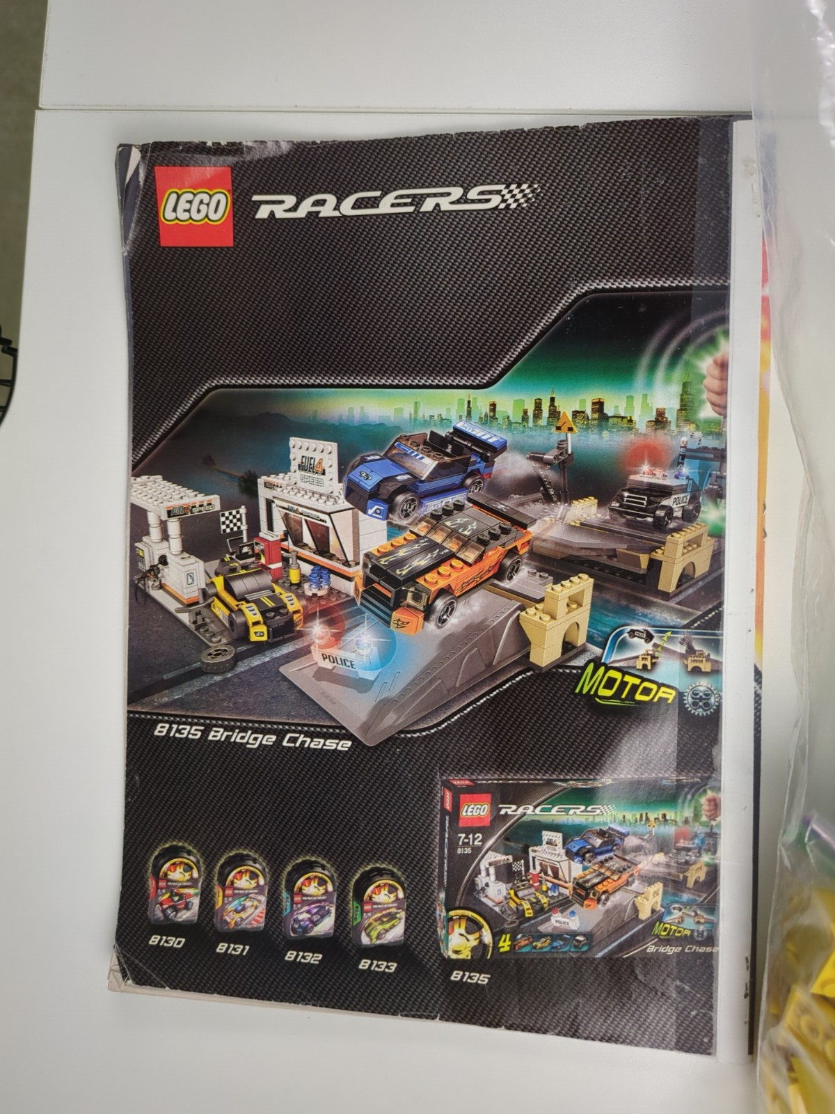 Lego Racers: Tiny Turbos: Bullet Run Set 8147 - w/ Instructions