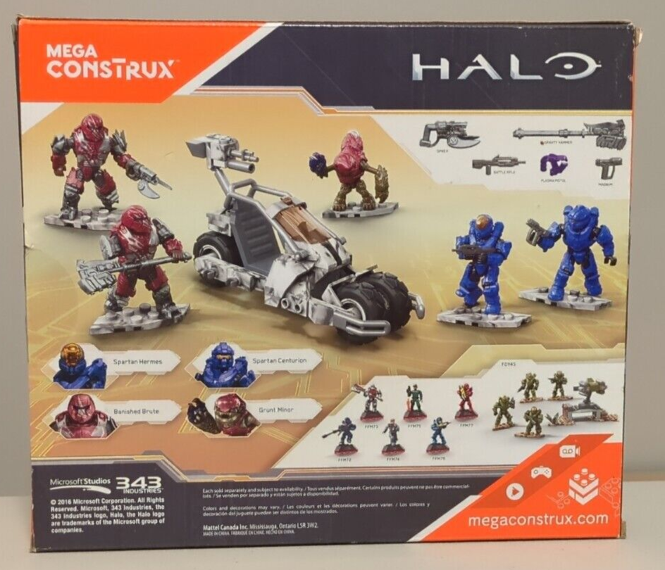 Mega Construx Halo Arctic Jackrabbit Assault Set FGR21 Brand New Sealed In Box!