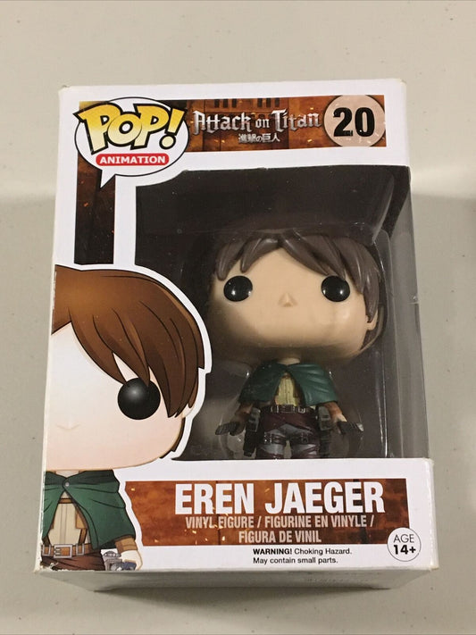 Attack on Titan Anime: Eren Jaeger Funko Pop #20 NIB