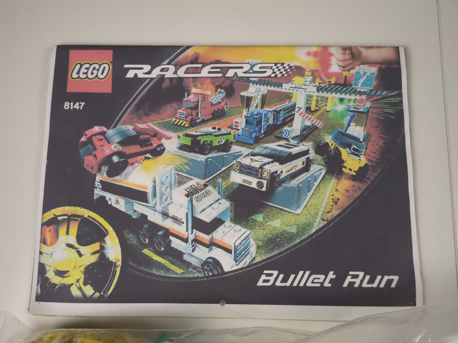 Lego Racers: Tiny Turbos: Bullet Run Set 8147 - w/ Instructions