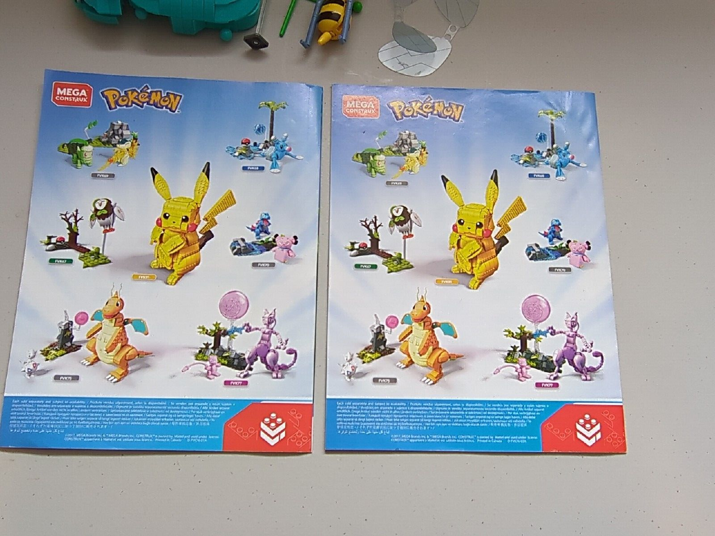 Mega Construx Pokemon Venusaur vs. Beedrill Duel Set FVK76 645 pcs Rare!