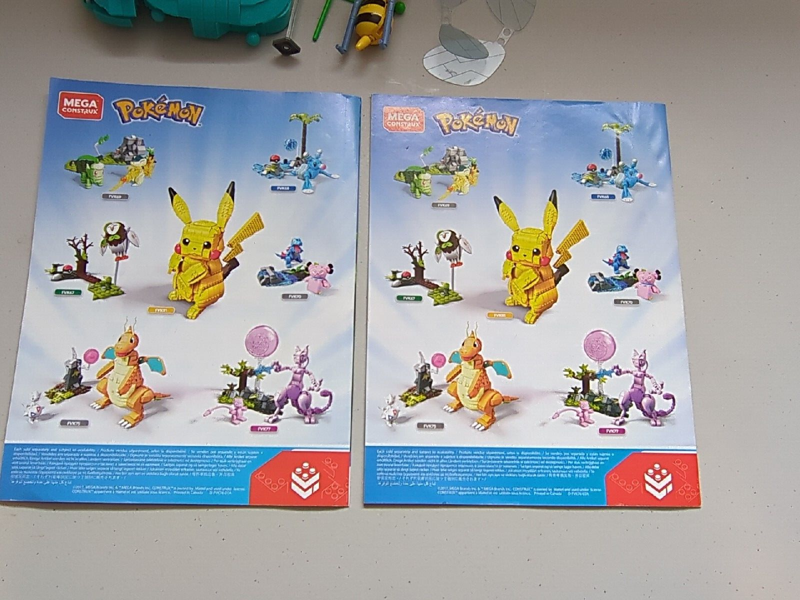 Mega Construx Pokemon Venusaur vs. Beedrill Duel Set FVK76 645 pcs Rare!