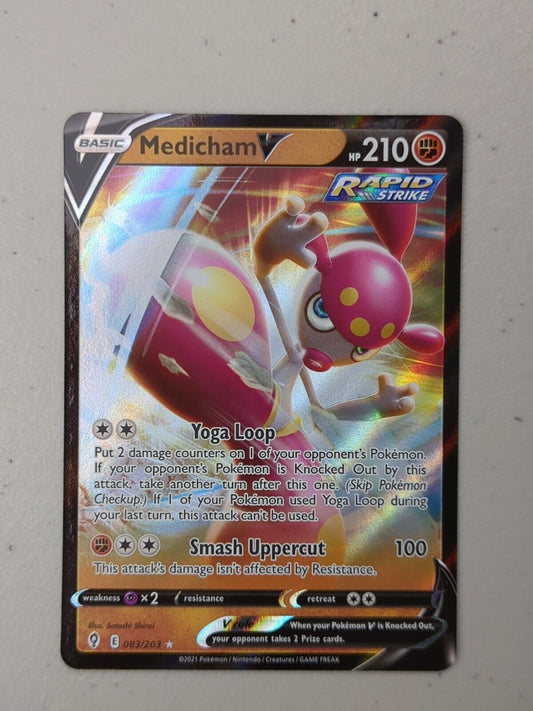 Medicham V - 083/203 - Ultra Rare Evolving Skies - Pokemon Card - NM