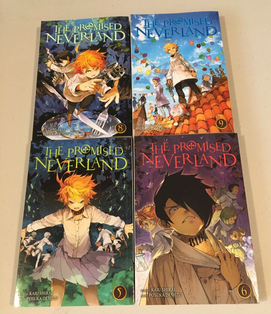 The Promised Neverlands Volume 5,6,8,9 - Excellent Condition!