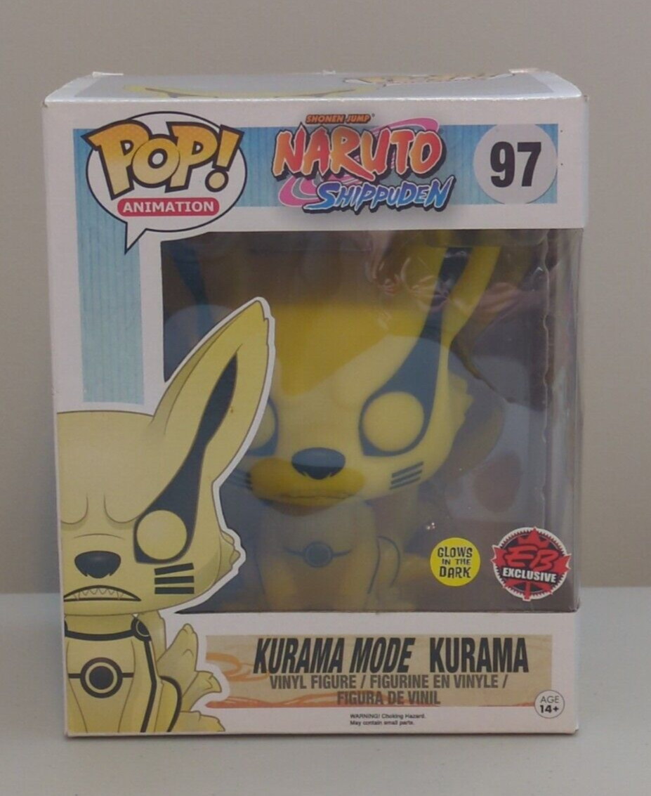 Naruto Kurama Mode Kurama #97 Glow in the Dark Funko Pop Exclusive Vinyl Figure