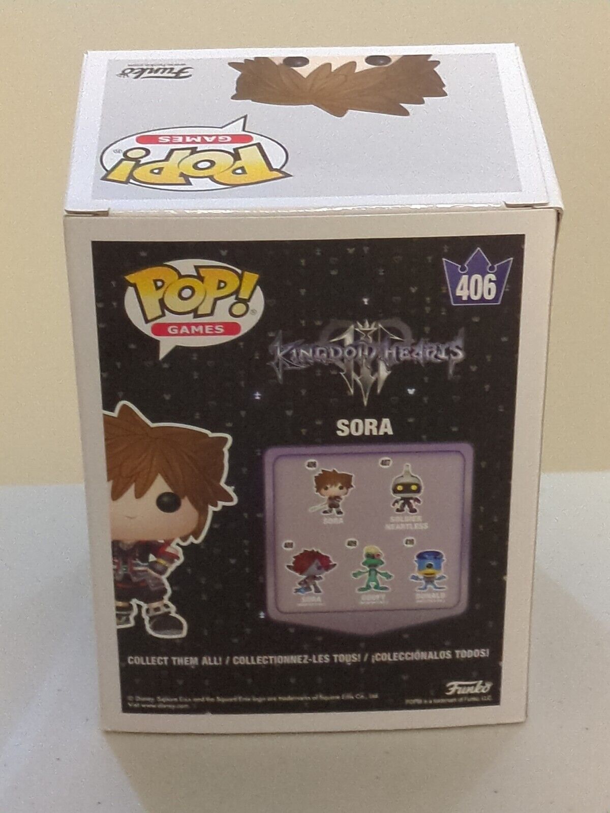 Funko Pop! Games Disney Kingdom Hearts III Sora #406 Vinyl Figure