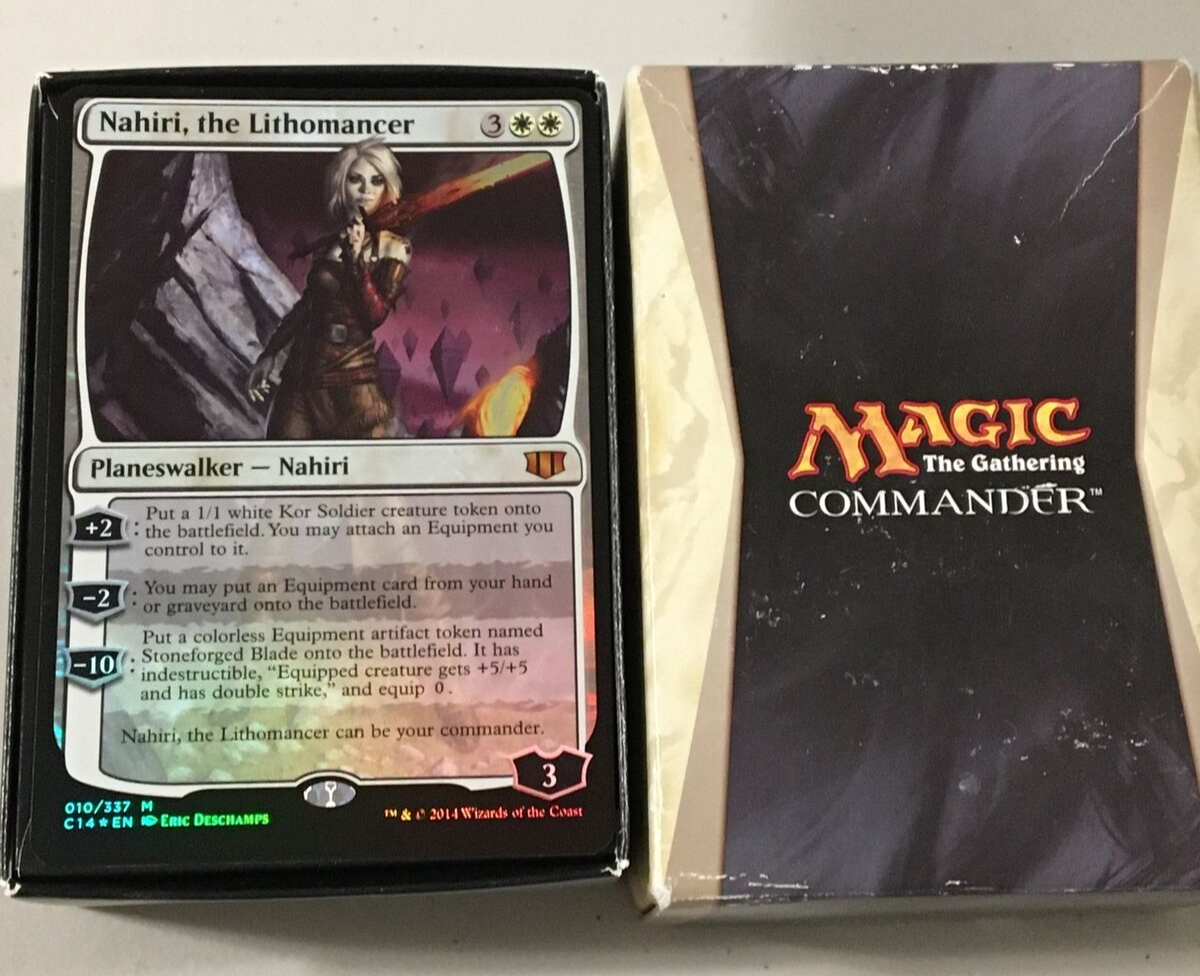 Magic the Gathering Forged in Stone Commander 2014 Deck - Missing 3 Cards