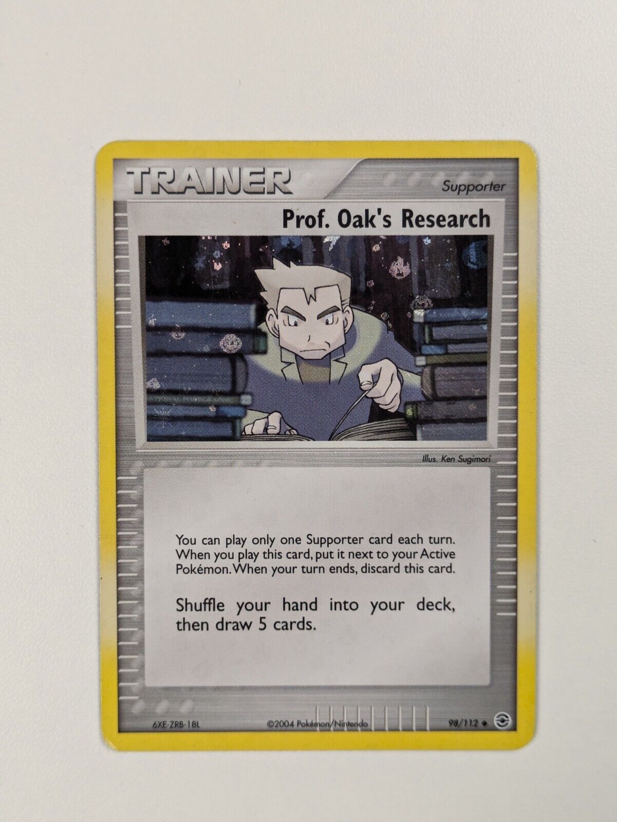 Prof. Oak's Research - 98/112 - Uncommon Reverse Holo - Pokemon Card - LP