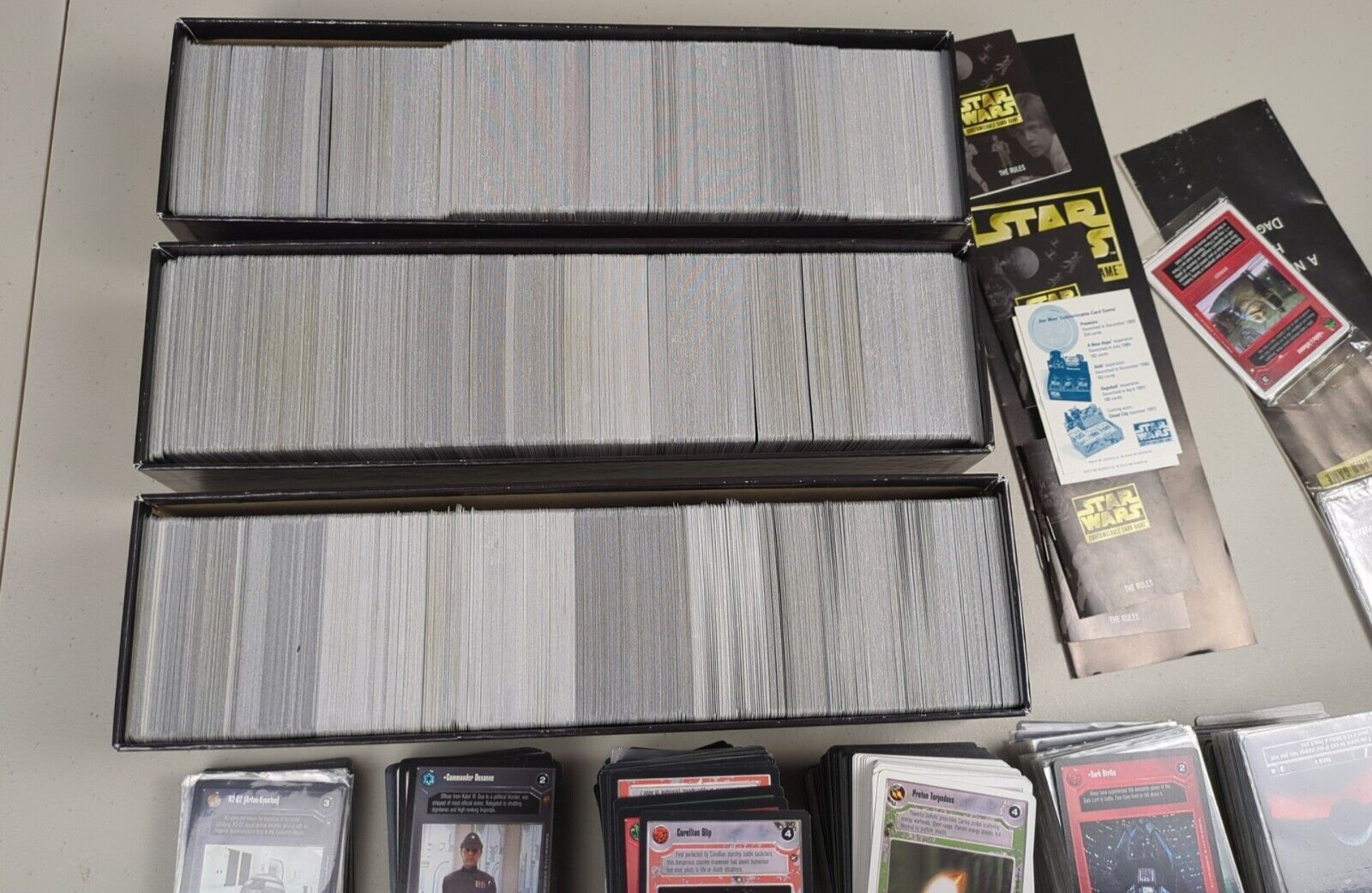 Star Wars Customizable Card Game (SWCCG) - Decipher Lot of 5,000 Cards