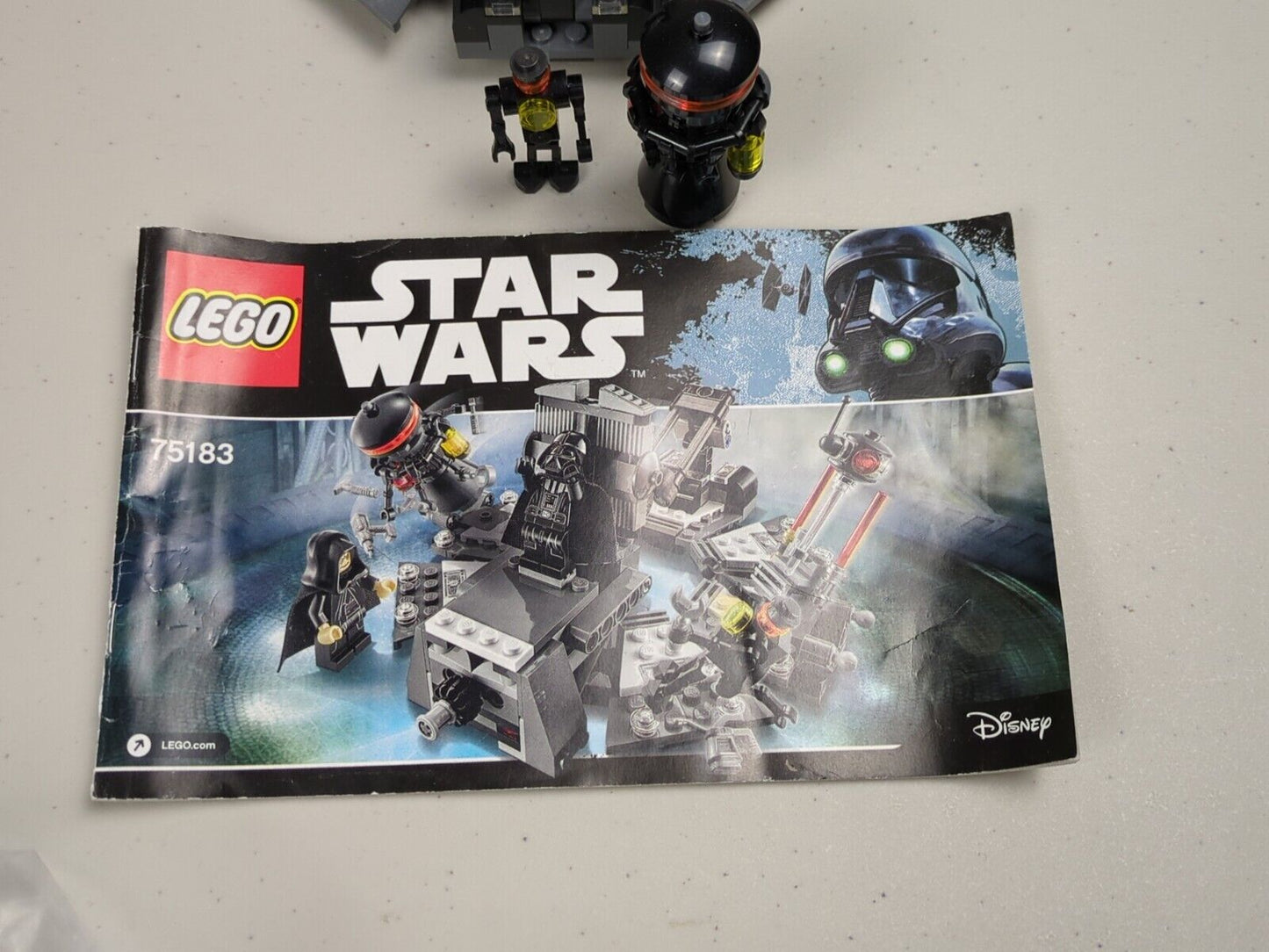 Lego Star Wars Darth Vader Transformation 75183 Incomplete