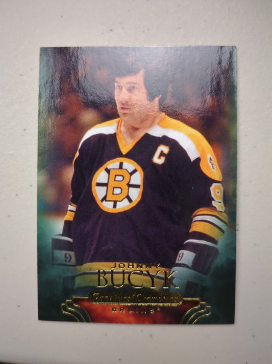 2011-12 Parkhurst Champions Johnny Bucyk Card #22 Boston Bruins