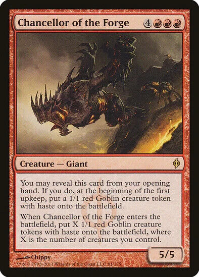 MTG: Magic The Gathering: New Phyrexia: Chancellor of the Forge - Near Mint