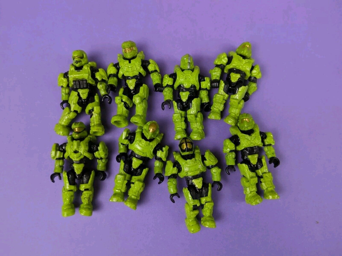 HALO Mega Bloks UNSC Spartan Aviator Lime Green 97350 Fireteam Venom