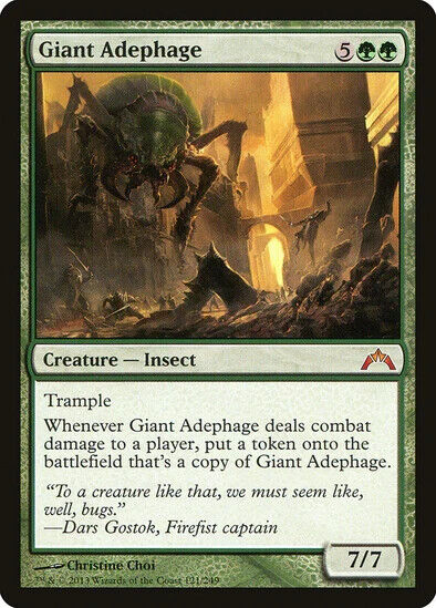 MTG: Magic The Gathering: Bundle of 4X: Gatecrash: Giant Adephage - Near Mint