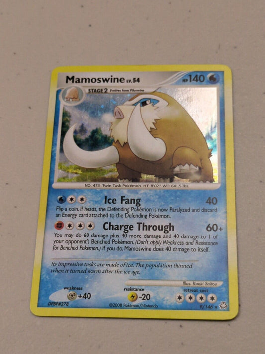 Mamoswine - 9/146 - Holo Legends Awakened - Pokemon Card - NM