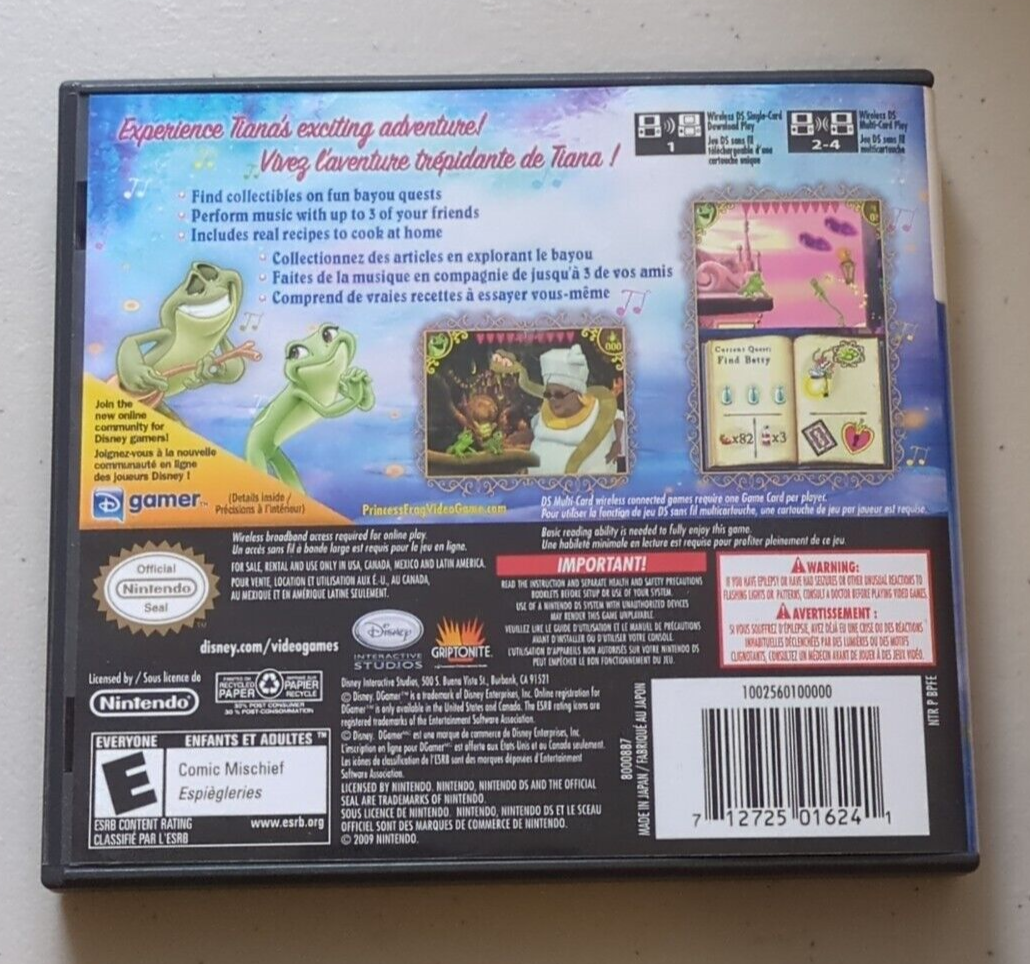 The Princess And The Frog (Nintendo DS: 2009)