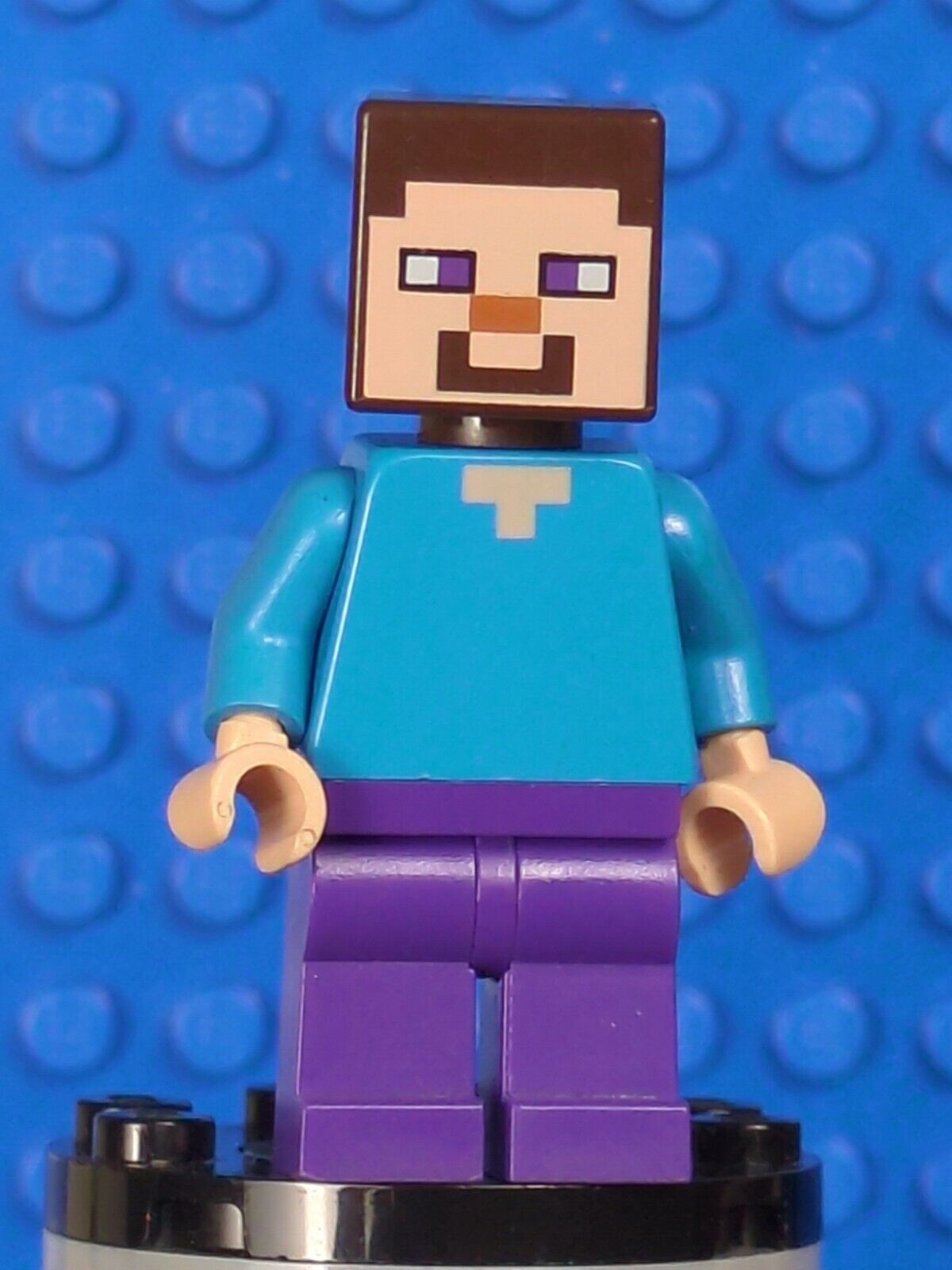 Lego Minecraft: Steve - Dark Purple Legs min009 Sets 21116, 21169