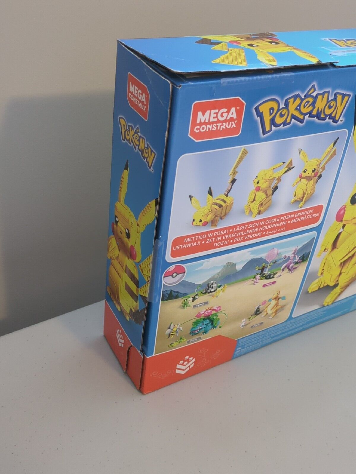 Mega Construx Pokemon Jumbo Pikachu 806pcs Set FVK81 Complete