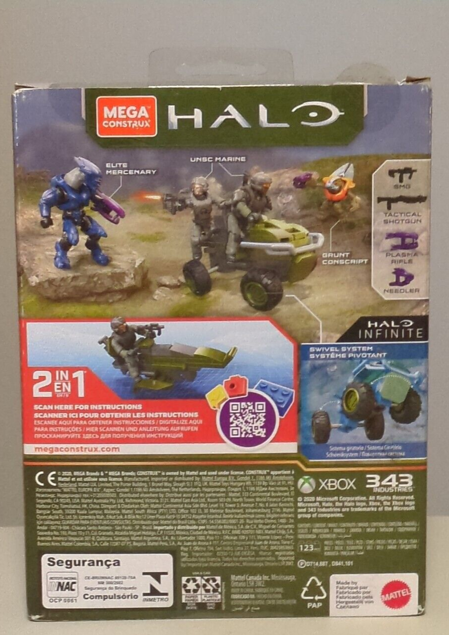 Mega Construx Halo Recon Getaway Set FGR21 Brand New Sealed In Box!