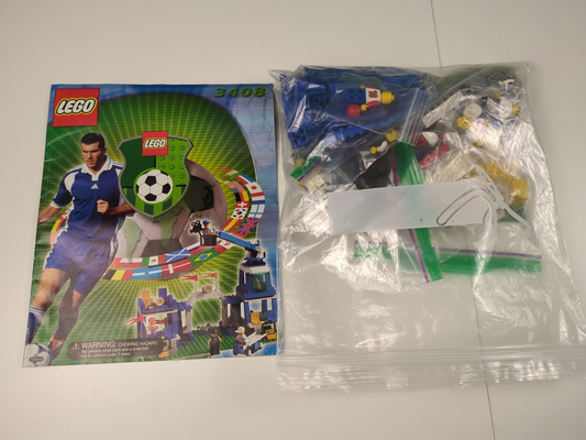 Lego Sports: Soccer: Super Sport Coverage Set 3408 - w/ Instructions