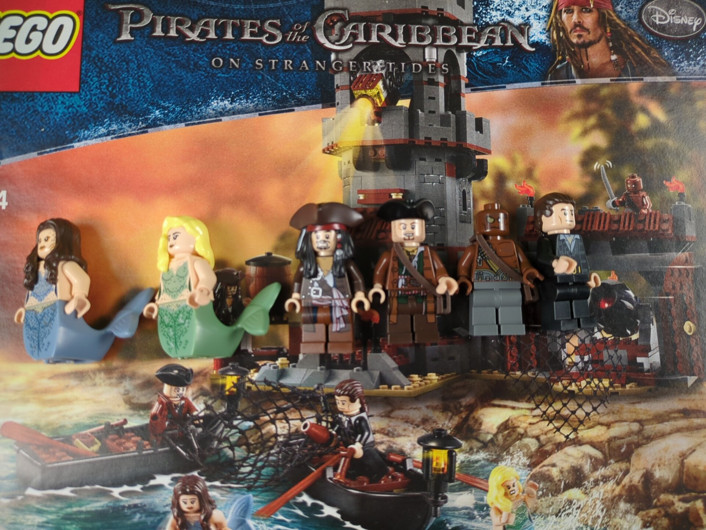 Lego Pirates of the Caribbean: Whitecap Bay Set 4194 - w/ Instructions