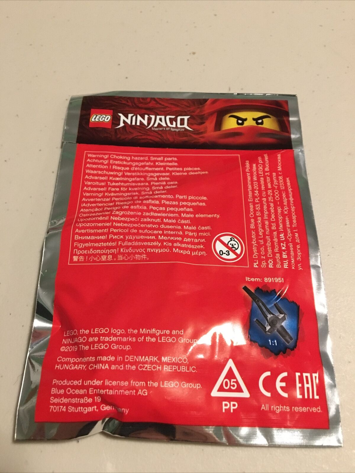 **BRAND NEW* LEGO Ninjago Nya foil pack #3 891951 Minifigure Polybag