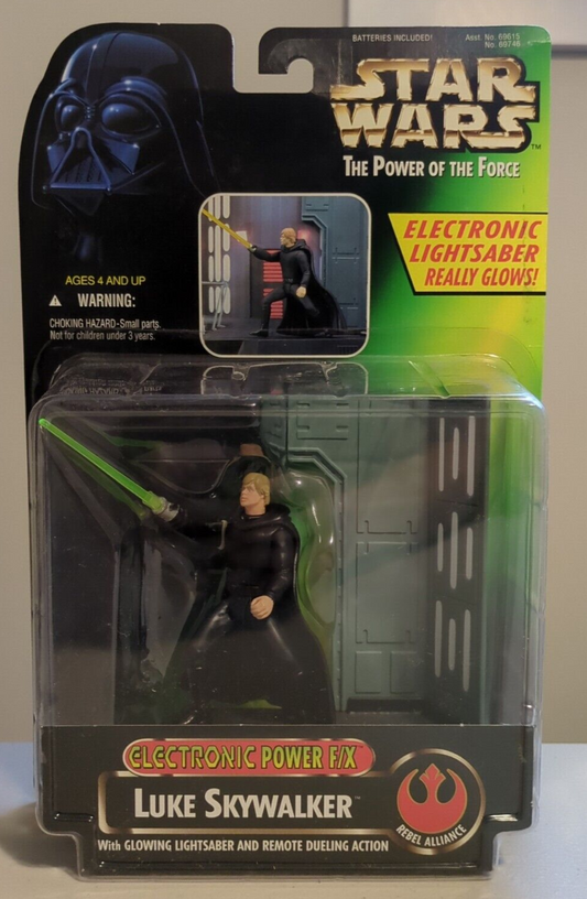 Star Wars The Power of the Force Luke Skywalker Electronic Power F/X 1997 New