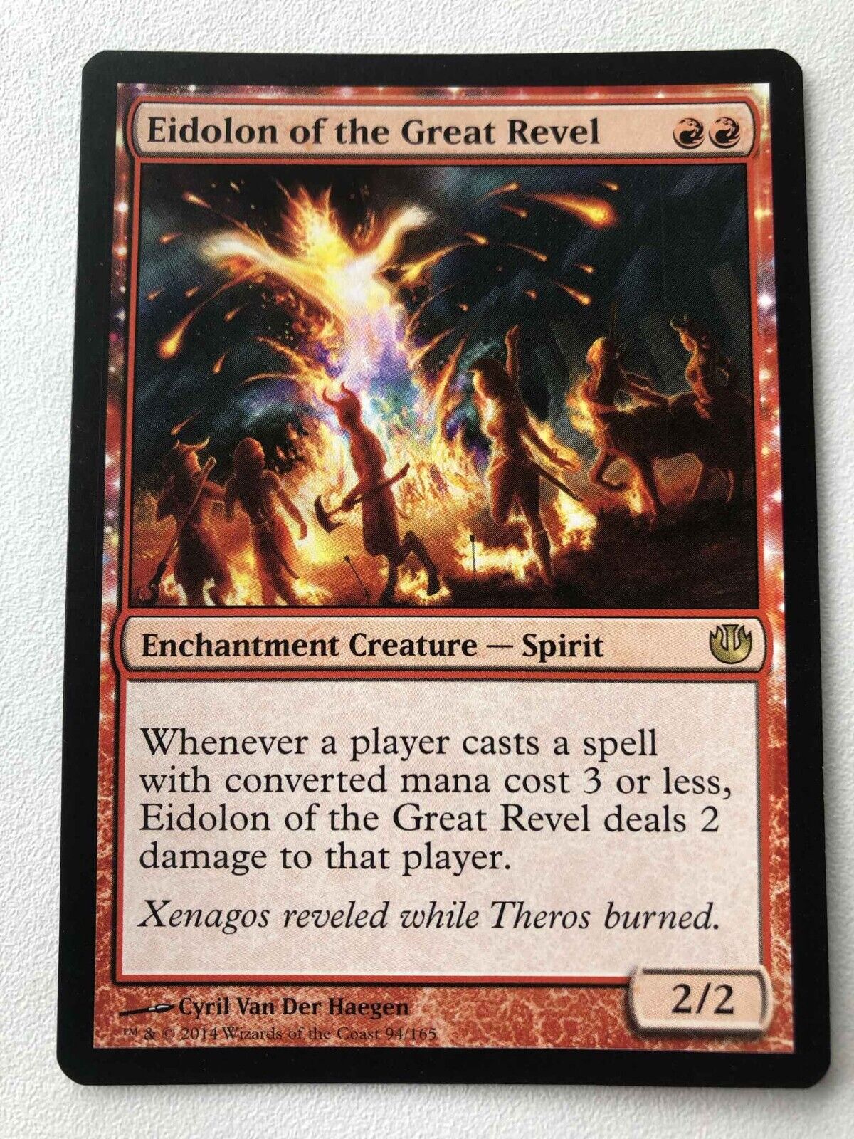 MTG: Journey into Nyx: Eidolon of the Great Revel - RARE - Near Mint!