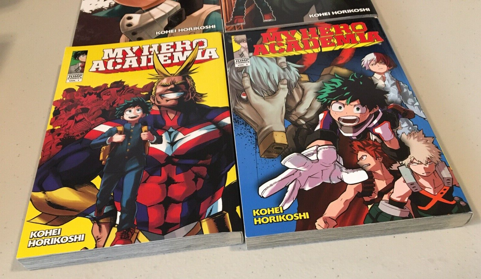 My Hero Acadamia Volume 1,3,14,15