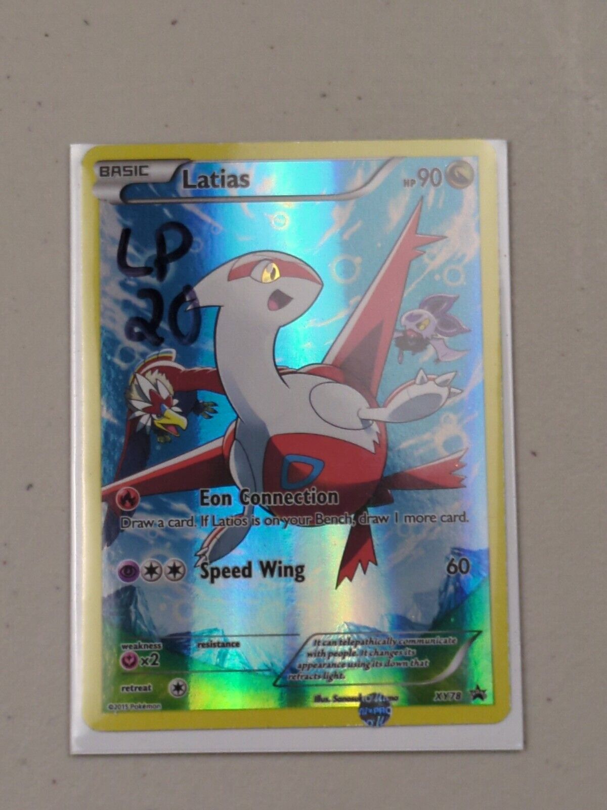 Latias - XY78 - Full Art Promo XY Promos - Pokemon Card - LP