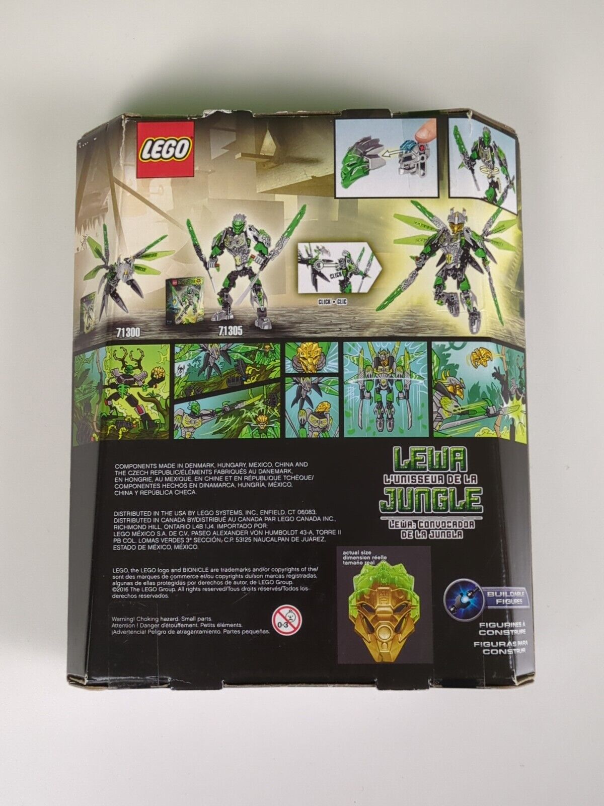 Lego BIONICLE: Lewa Uniter of Jungle Set 71305 BRAND NEW!