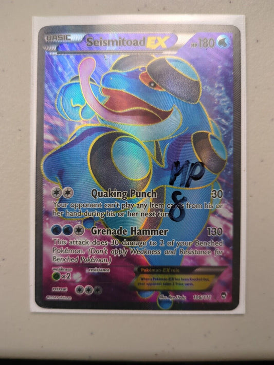 Seismitoad EX - 106/111 - Ultra Rare Furious Fist Set - Pokemon Card - MP