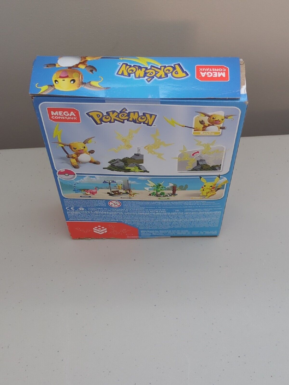 Mega Construx Pokemon Raichu GDW30 73 pcs Complete Set