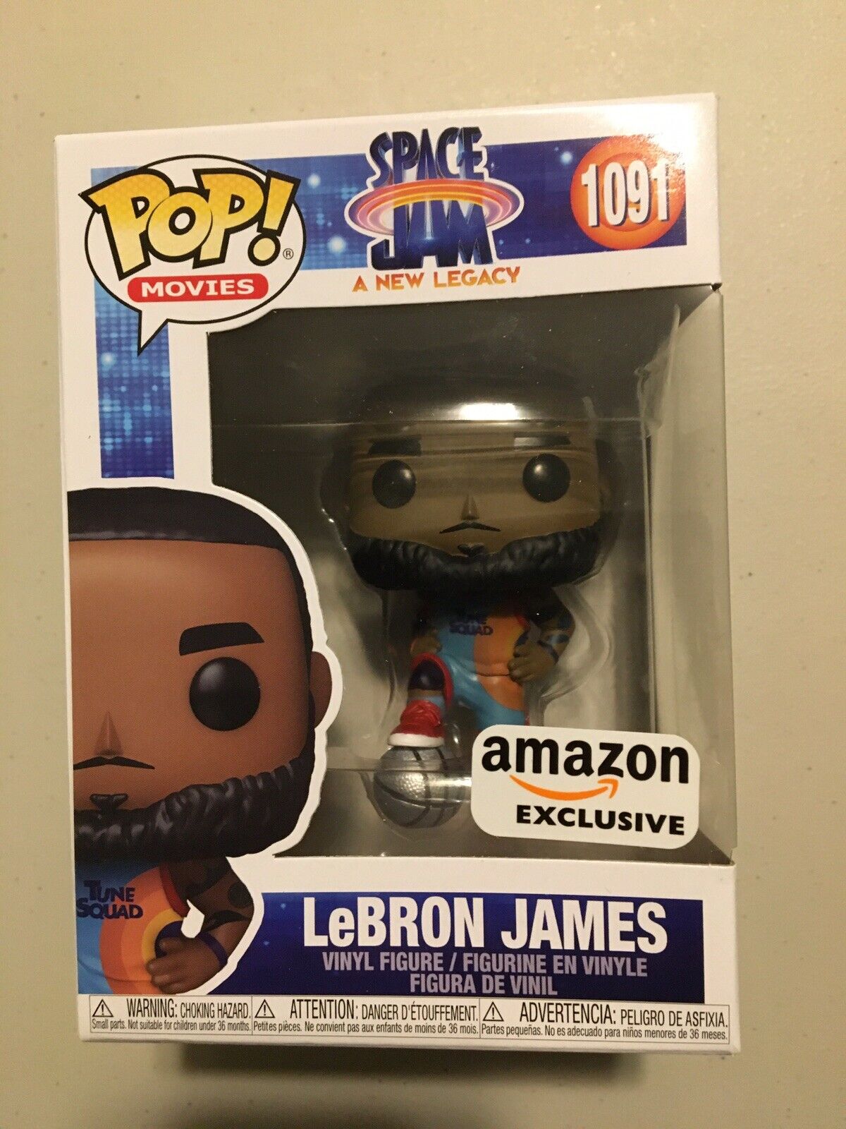 LeBron James  #1091 - Funko Pops - Amazon Exclusive NEW!