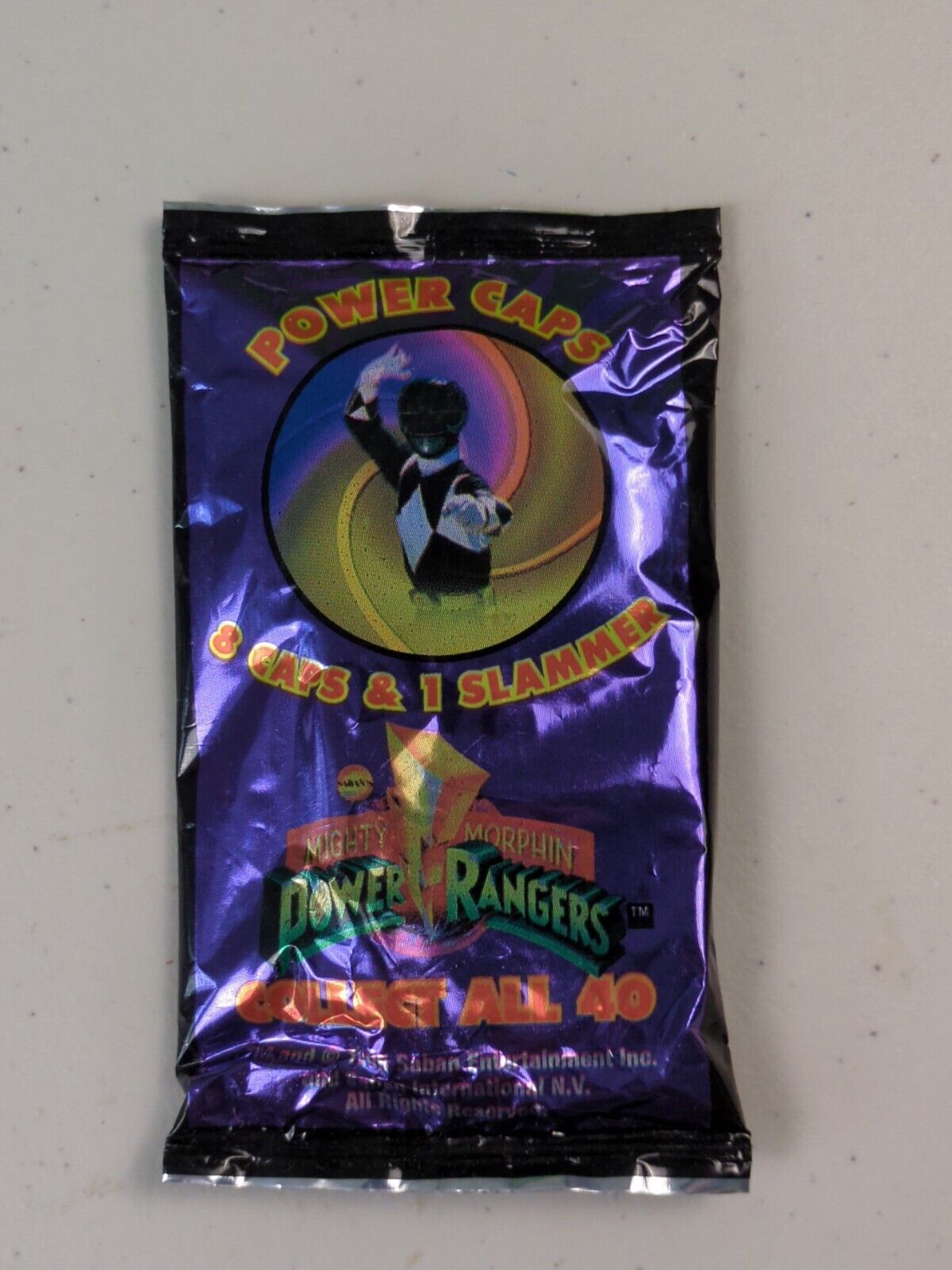 Mighty Morphin Power Rangers Power Caps Pogs Pog Milk Caps Sealed Pack