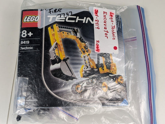 Lego Technic: Model: Construction: Excavator 8419 w/ Instructions